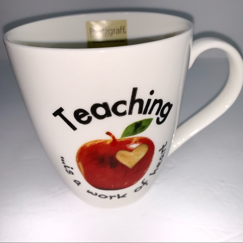 Pfaltzgraff Teaching Is A Work Of Heart Coffee Mug